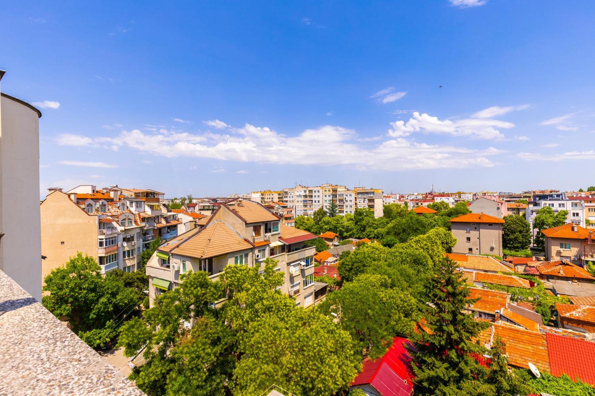 Roof Top Terrace Maisonette Plovdiv Eksteriør billede
