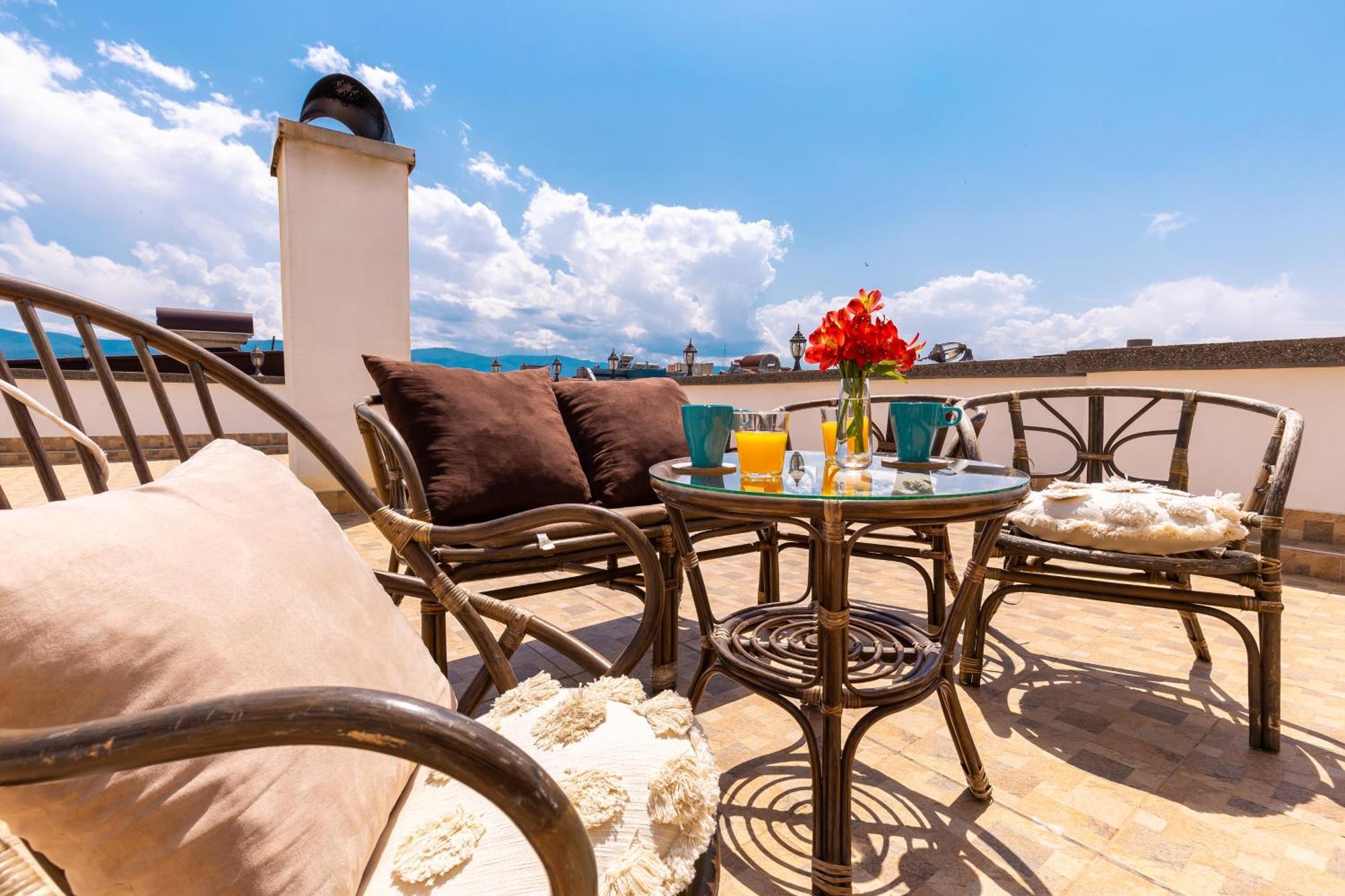 Roof Top Terrace Maisonette Plovdiv Eksteriør billede